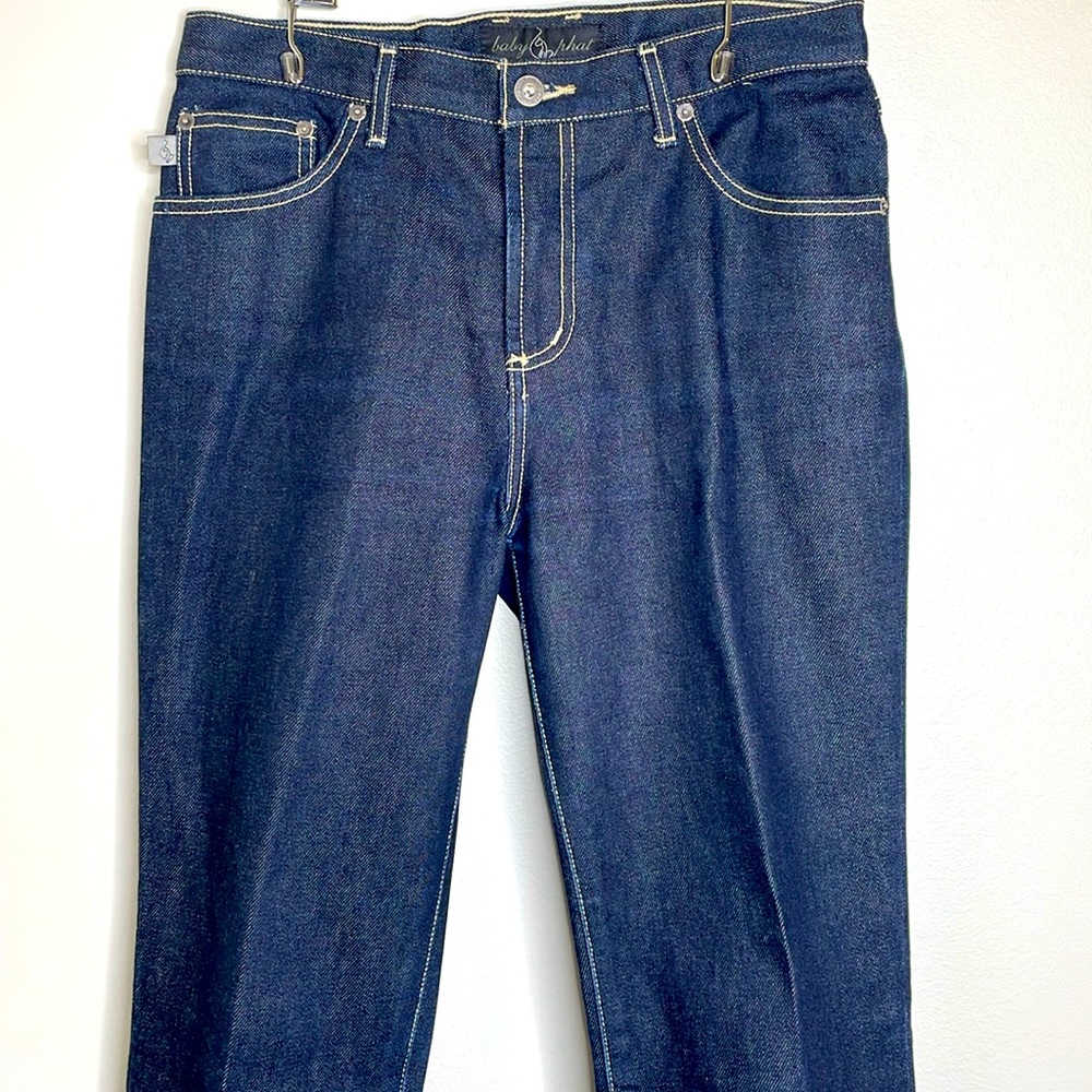 Vintage Baby Phat Dark Wash Straight Leg Jeans Y2K Size 9 Juniors NWOT